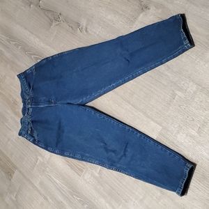 Vintage Chic Mom High Rise blue denim Jeans women size 12 P
